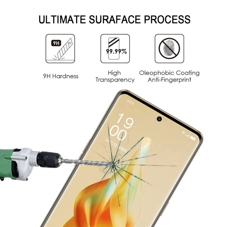 For OPPO Reno9 Pro 25pcs 3D Curved Edge Full Screen Tempered Glass Film