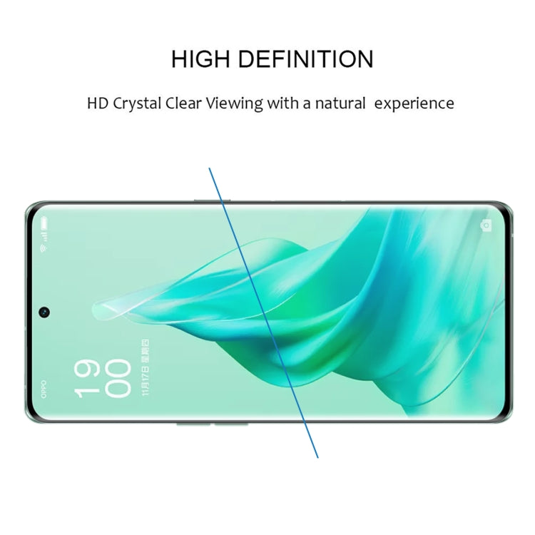 For OPPO Reno9 Pro+ 25pcs 3D Curved Edge Full Screen Tempered Glass Film
