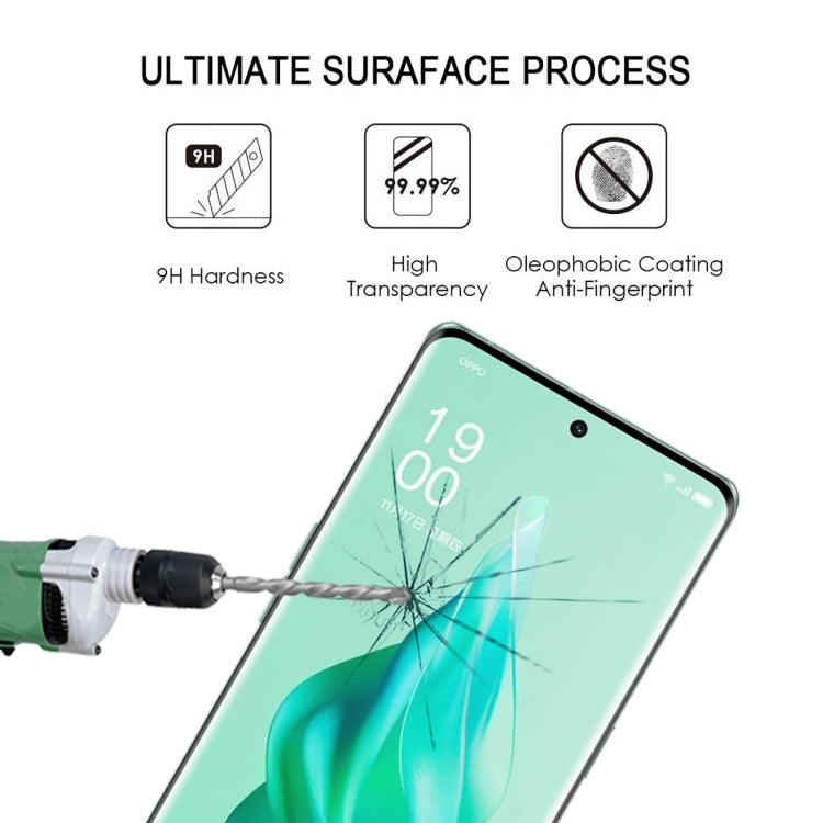 For OPPO Reno9 Pro+ 25pcs 3D Curved Edge Full Screen Tempered Glass Film