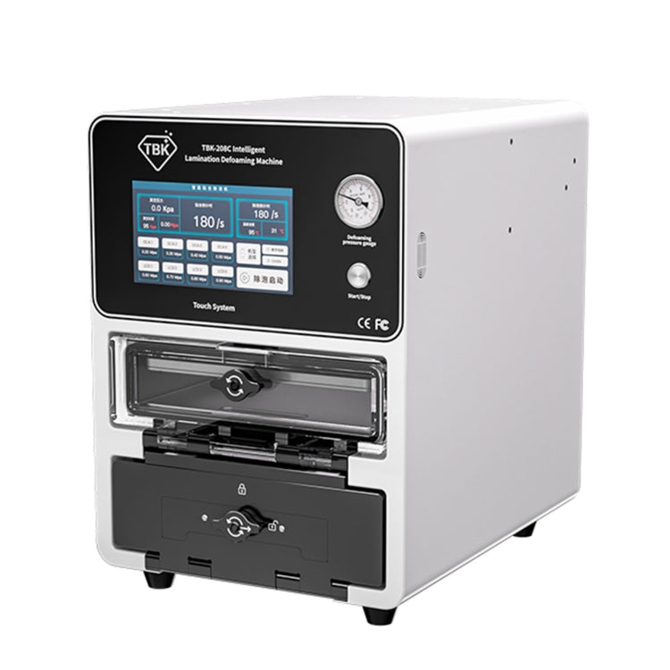 TBK208C 15-inch Curved Screen Laminating and Defoaming Machine, Plug:US Plug