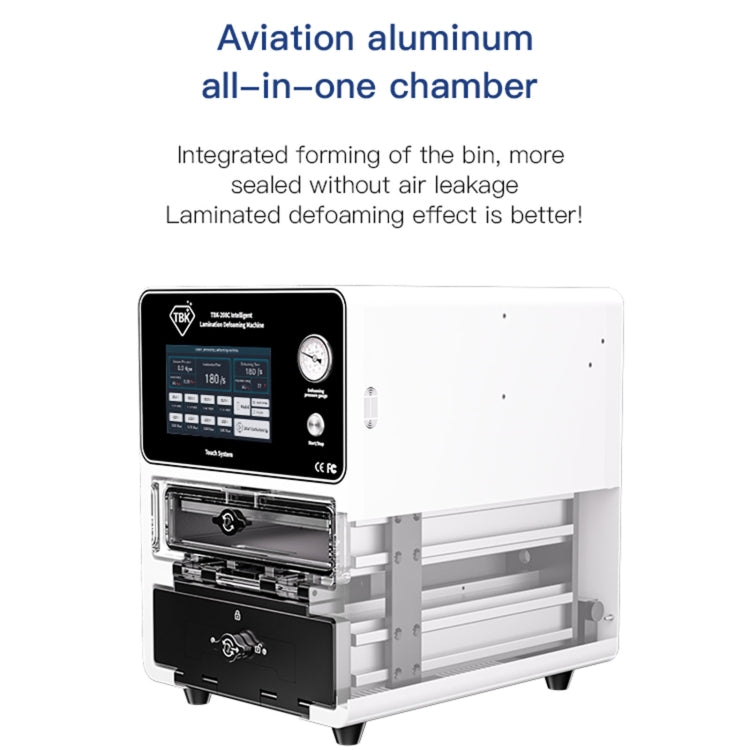 TBK208C 15-inch Curved Screen Laminating and Defoaming Machine, Plug:AU Plug