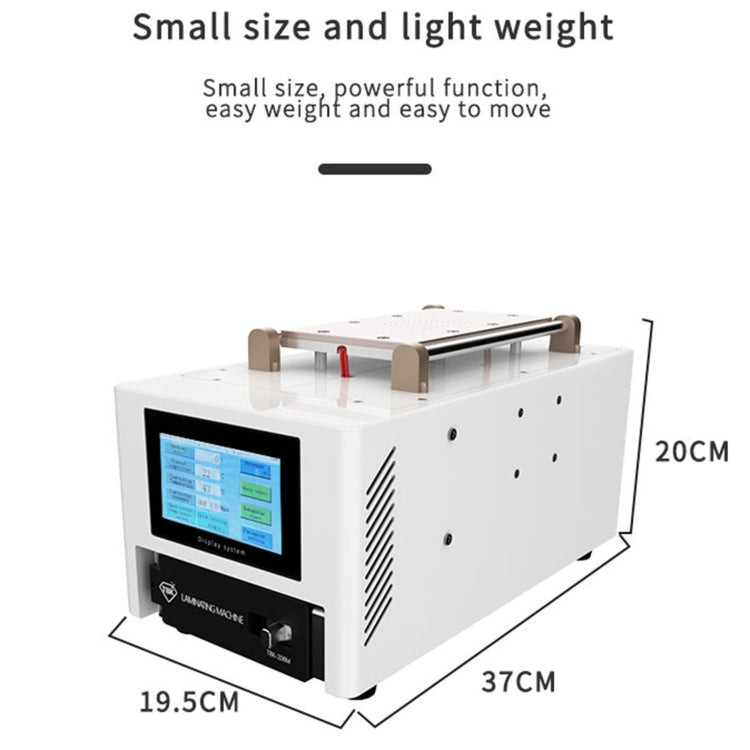 TBK 208M 3 in 1 Mini LCD Touch Screen Vacuum Laminating Bubble Remover Machine, Plug:AU Plug