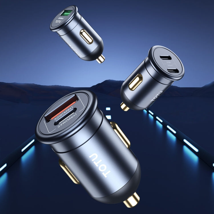 TOTUDESIGN 30W Car Fast Charging, Interface:USB-C / Typ-C + USB-C / Typ-C