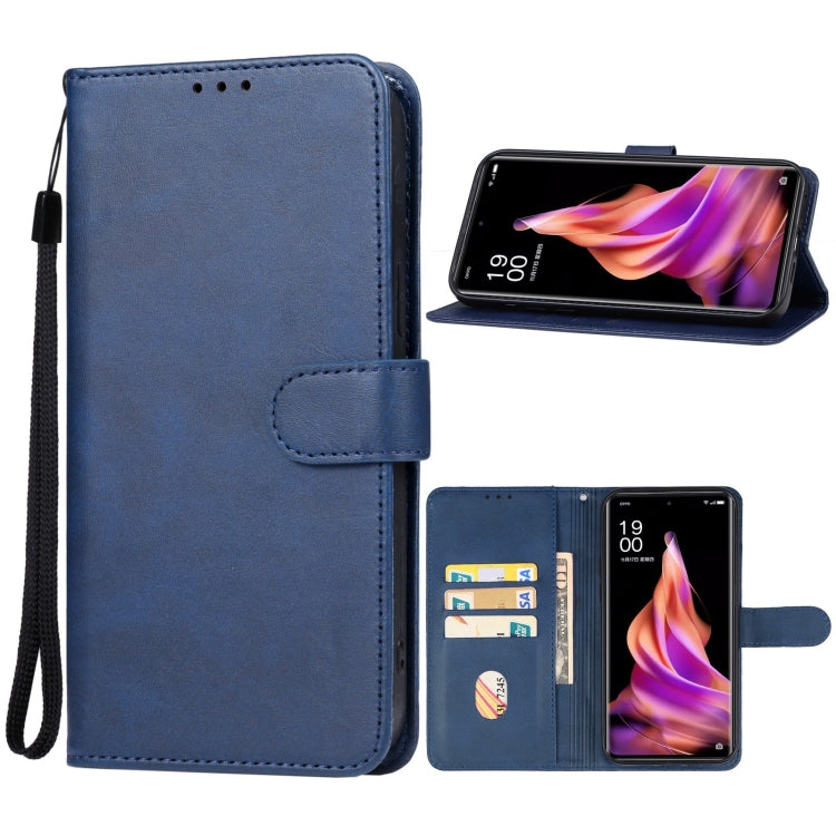 For OPPO Reno9 Leather Phone Case