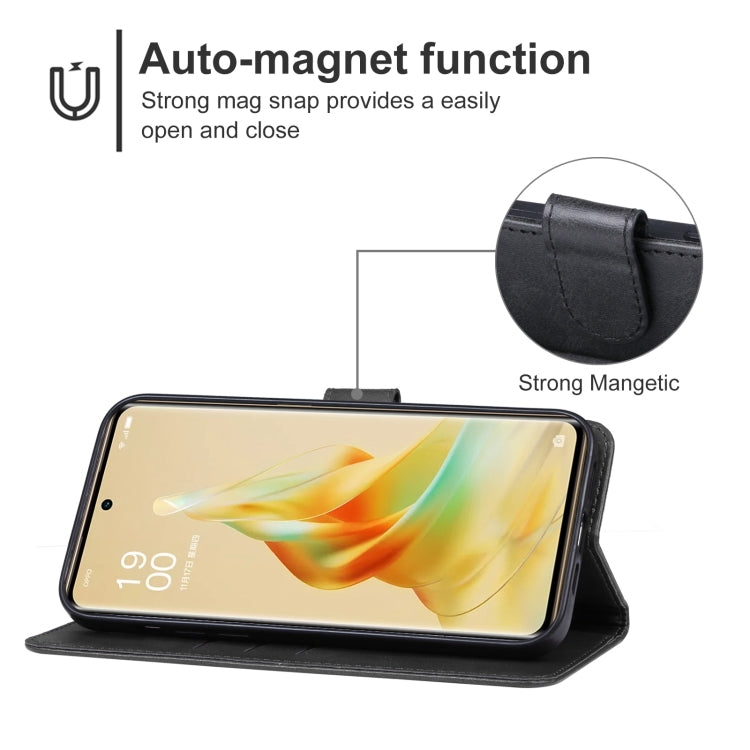 For OPPO Reno9 Pro Leather Phone Case