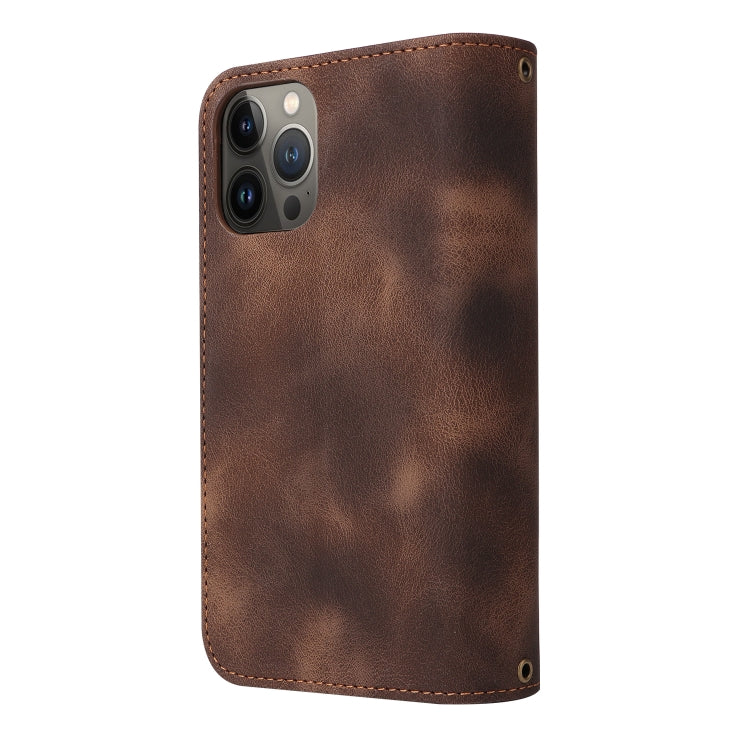 For iPhone 11 Pro Max Multifunctional Card Slot Zipper Wallet Flip Leather Phone Case