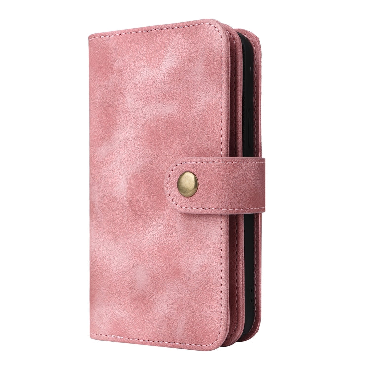 For iPhone 13 Pro Multifunctional Card Slot Zipper Wallet Flip Leather Phone Case