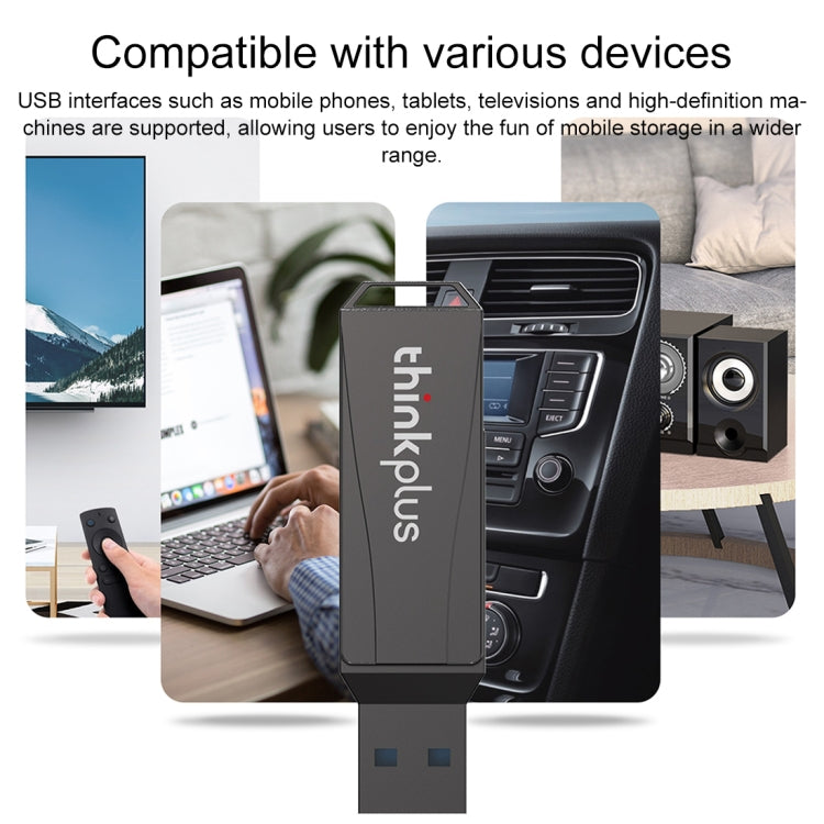 Lenovo Thinkplus MU252 USB 3.1 + USB-C / Type-C Flash Drive, Memory:256GB