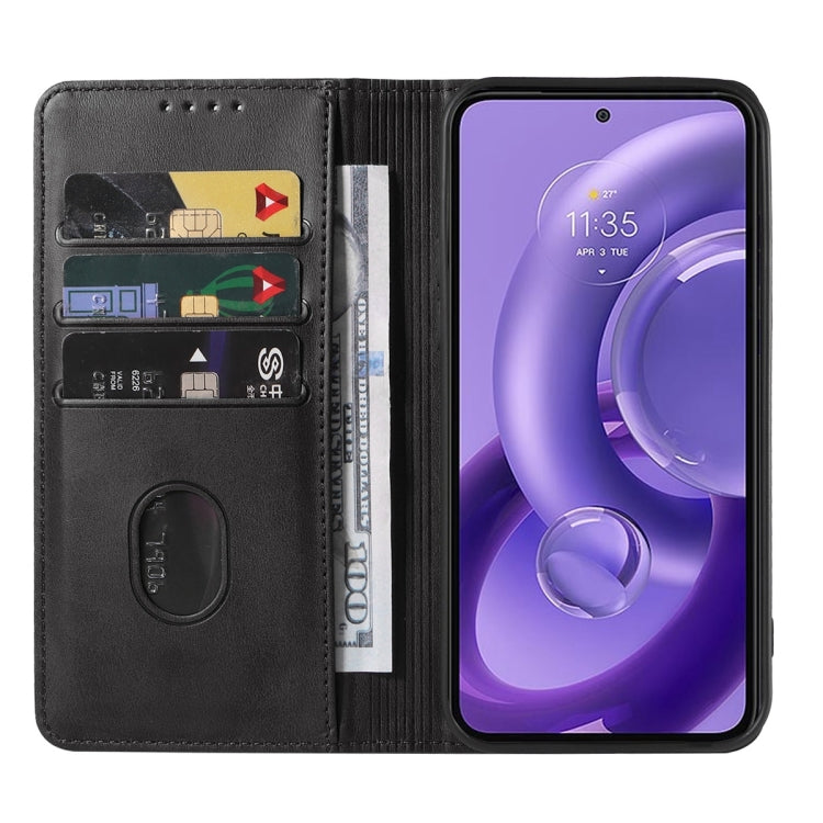 For Motorola Edge 30 Neo Magnetic Closure Leather Phone Case