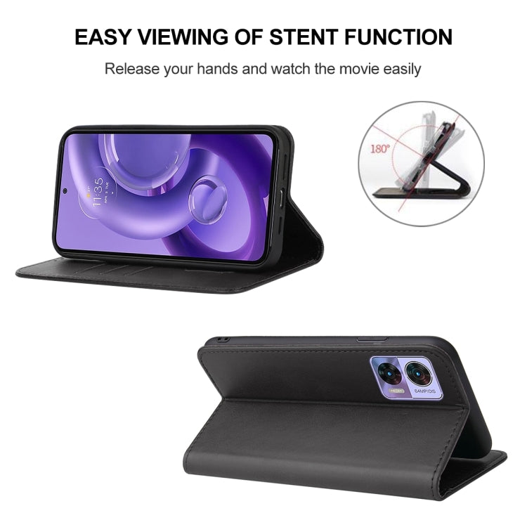 For Motorola Edge 30 Neo Magnetic Closure Leather Phone Case