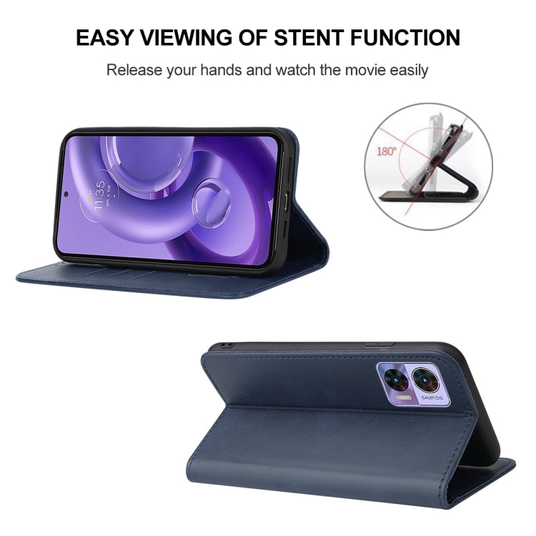 For Motorola Edge 30 Neo Magnetic Closure Leather Phone Case