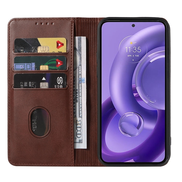 For Motorola Edge 30 Neo Magnetic Closure Leather Phone Case