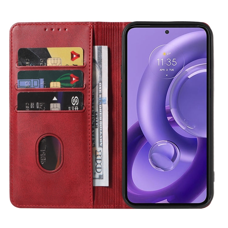 For Motorola Edge 30 Neo Magnetic Closure Leather Phone Case