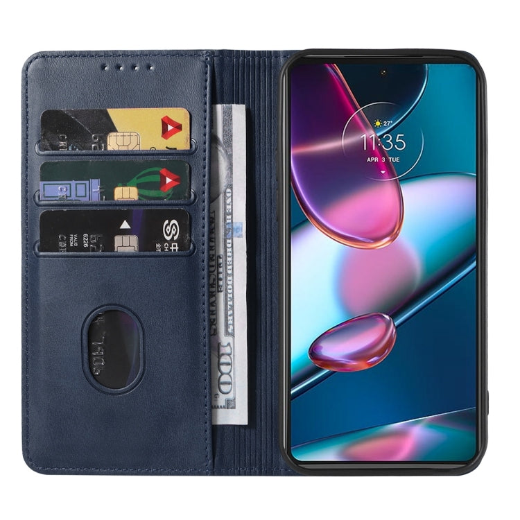 For Motorola Edge+ 5G UW 2022/Edge 30 Pro Magnetic Closure Leather Phone Case
