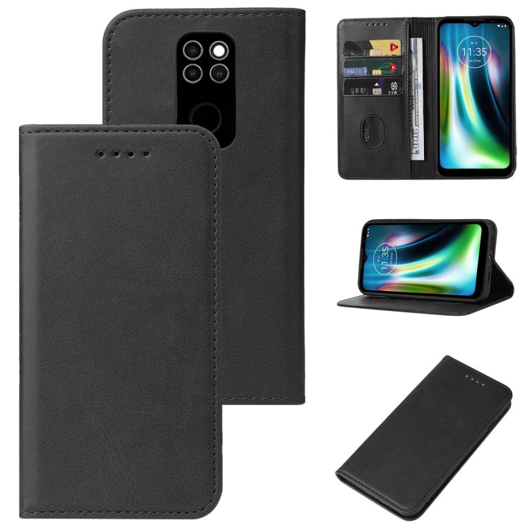 For Motorola Moto Defy 2021 Magnetic Closure Leather Phone Case