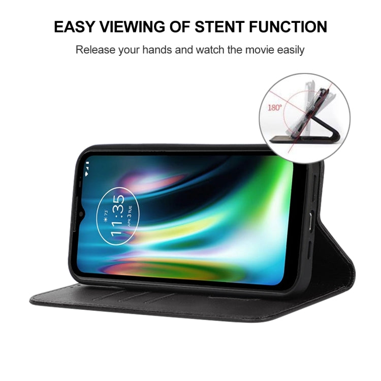 For Motorola Moto Defy 2021 Magnetic Closure Leather Phone Case