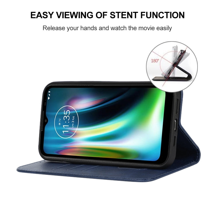 For Motorola Moto Defy 2021 Magnetic Closure Leather Phone Case