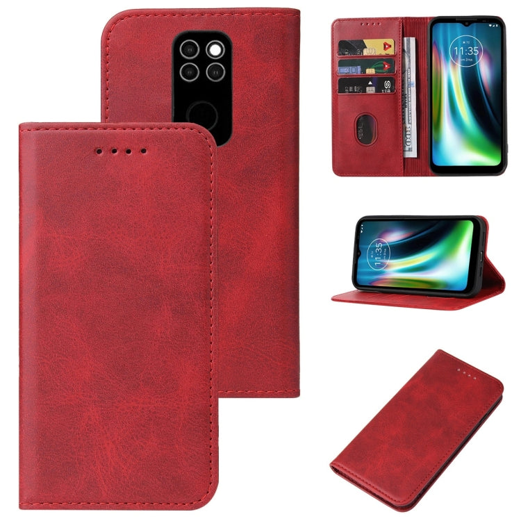 For Motorola Moto Defy 2021 Magnetic Closure Leather Phone Case