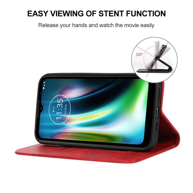 For Motorola Moto Defy 2021 Magnetic Closure Leather Phone Case