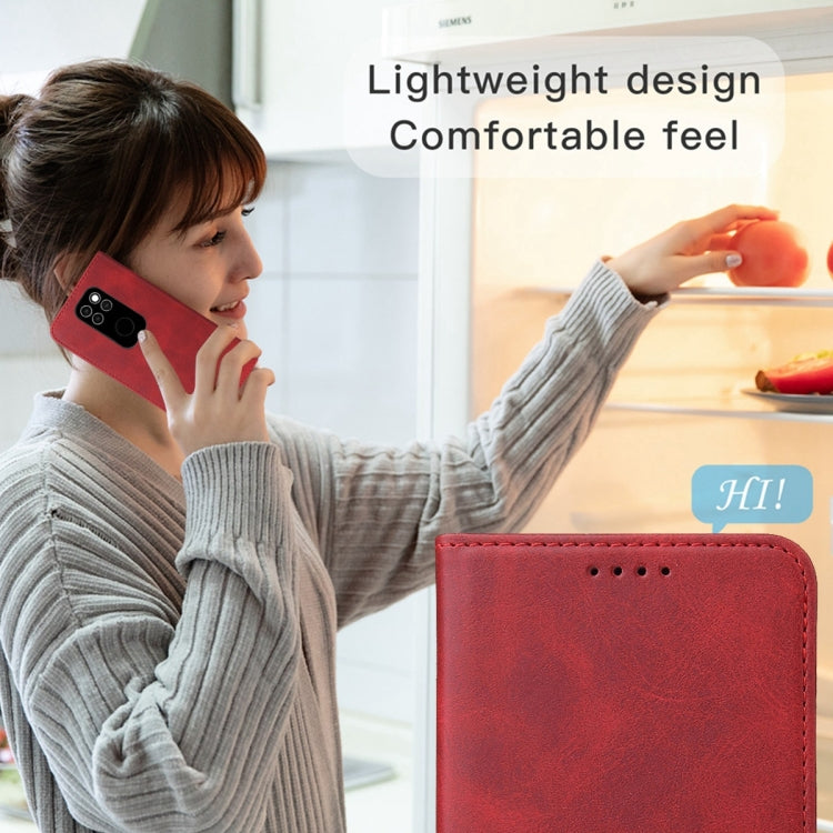 For Motorola Moto Defy 2021 Magnetic Closure Leather Phone Case