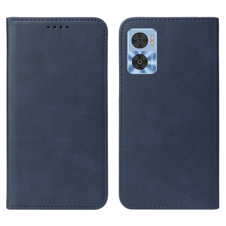 For Motorola Moto E22/E22i Magnetic Closure Leather Phone Case