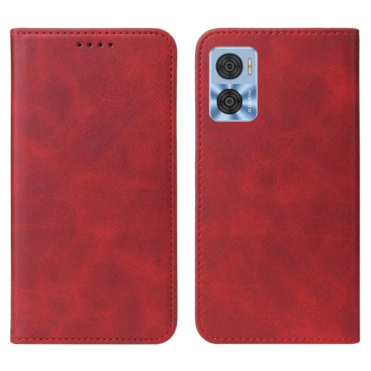 For Motorola Moto E22/E22i Magnetic Closure Leather Phone Case