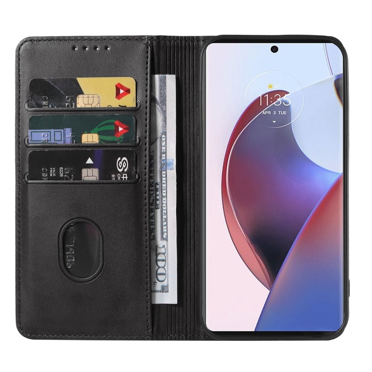 For Motorola Edge 30 Ultra Magnetic Closure Leather Phone Case