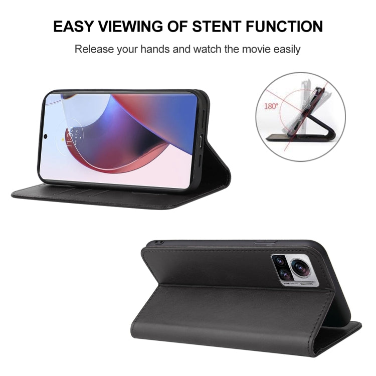 For Motorola Edge 30 Ultra Magnetic Closure Leather Phone Case