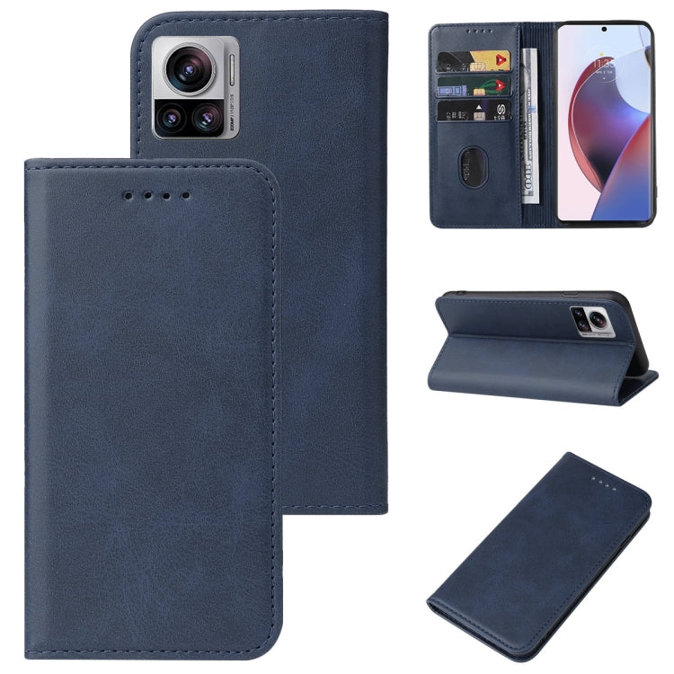 For Motorola Edge 30 Ultra Magnetic Closure Leather Phone Case