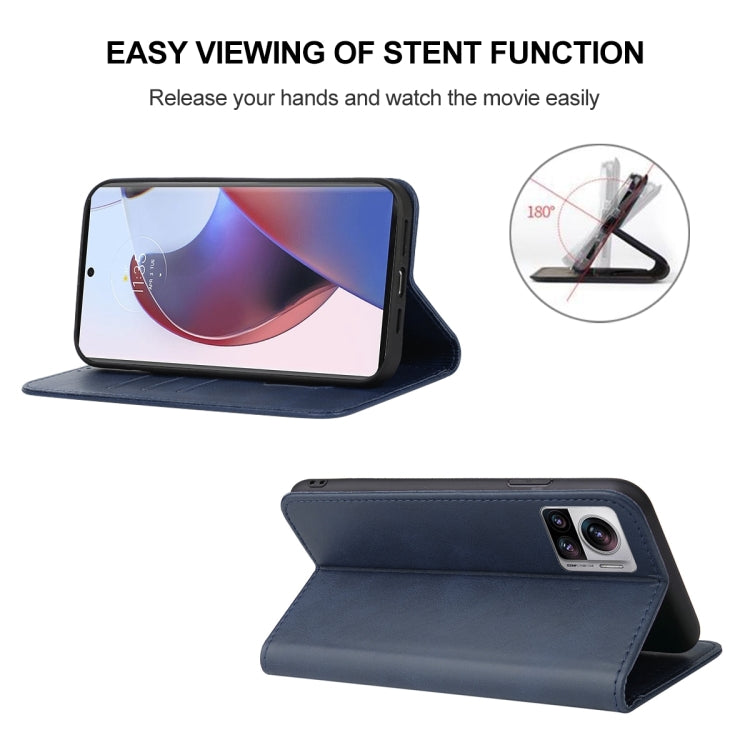 For Motorola Edge 30 Ultra Magnetic Closure Leather Phone Case