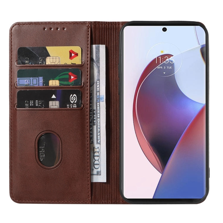 For Motorola Edge 30 Ultra Magnetic Closure Leather Phone Case