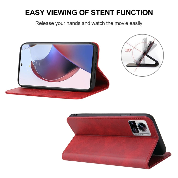For Motorola Edge 30 Ultra Magnetic Closure Leather Phone Case