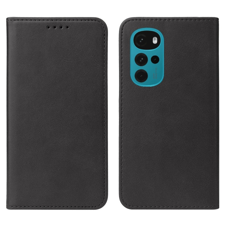 For Motorola Moto G22 Magnetic Closure Leather Phone Case
