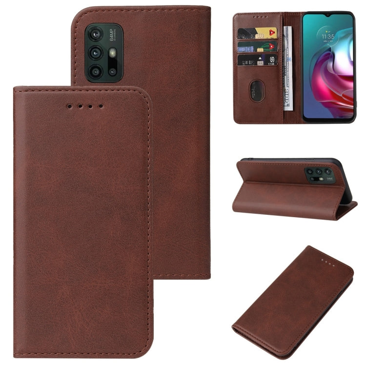 For Motorola Moto G30/G20/G10 4G Magnetic Closure Leather Phone Case