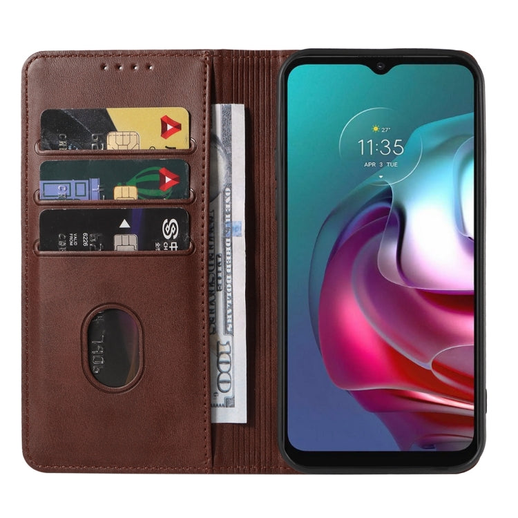 For Motorola Moto G30/G20/G10 4G Magnetic Closure Leather Phone Case