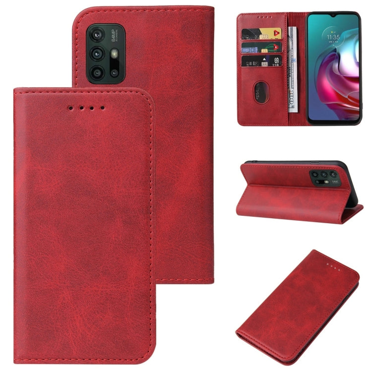 For Motorola Moto G30/G20/G10 4G Magnetic Closure Leather Phone Case