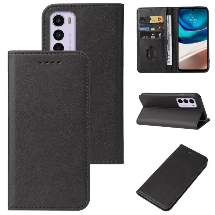 For Motorola Moto G42 Magnetic Closure Leather Phone Case