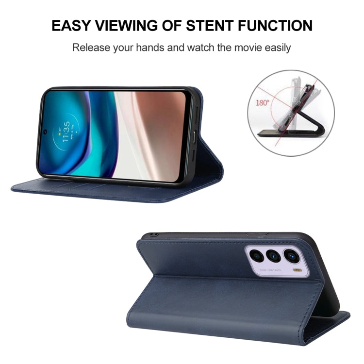 For Motorola Moto G42 Magnetic Closure Leather Phone Case
