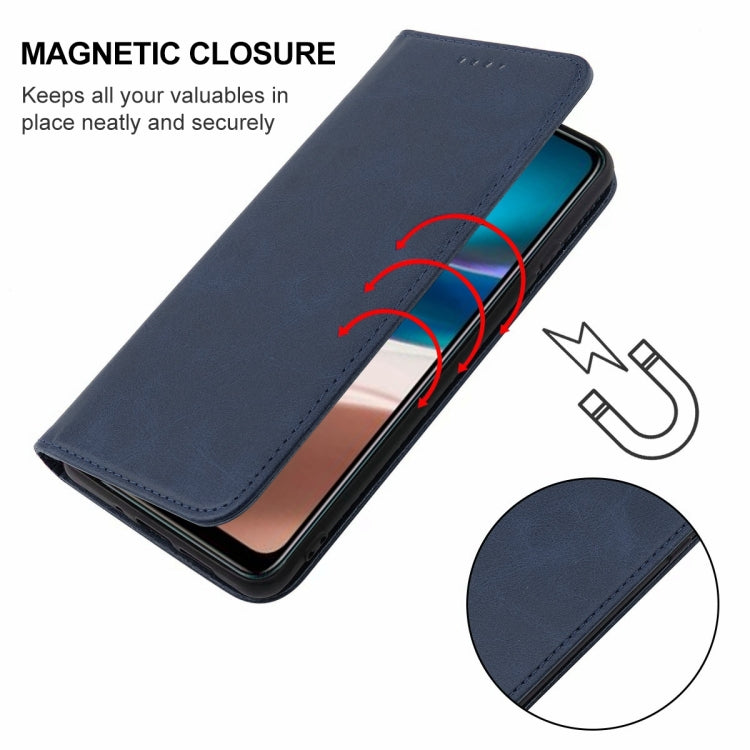 For Motorola Moto G42 Magnetic Closure Leather Phone Case