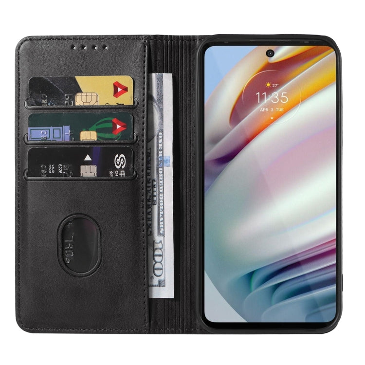 For Motorola Moto G60/G40 Fusion Magnetic Closure Leather Phone Case