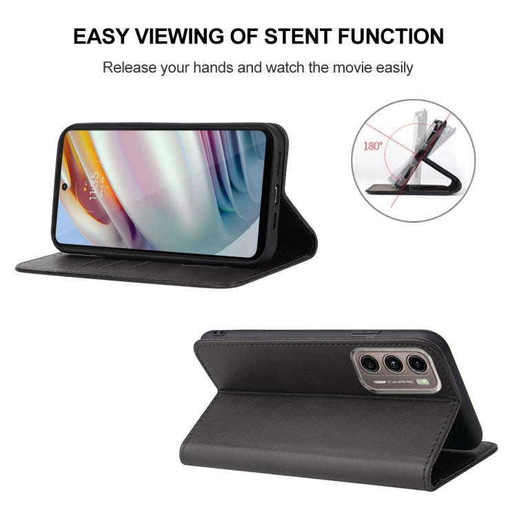 For Motorola Moto G60/G40 Fusion Magnetic Closure Leather Phone Case
