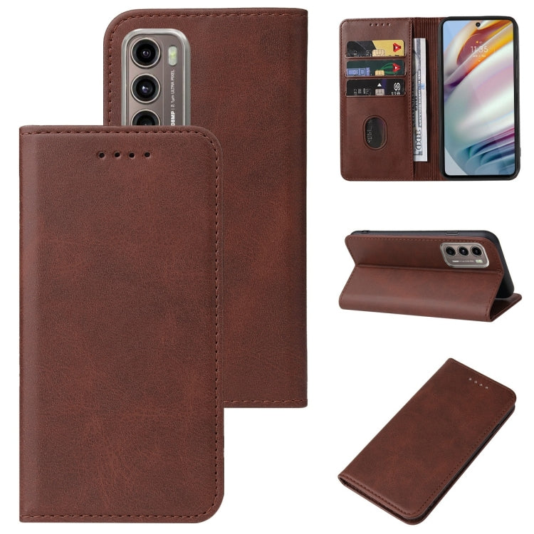 For Motorola Moto G60/G40 Fusion Magnetic Closure Leather Phone Case