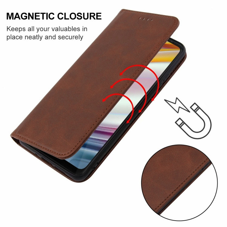 For Motorola Moto G60/G40 Fusion Magnetic Closure Leather Phone Case