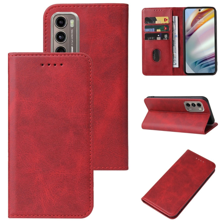For Motorola Moto G60/G40 Fusion Magnetic Closure Leather Phone Case