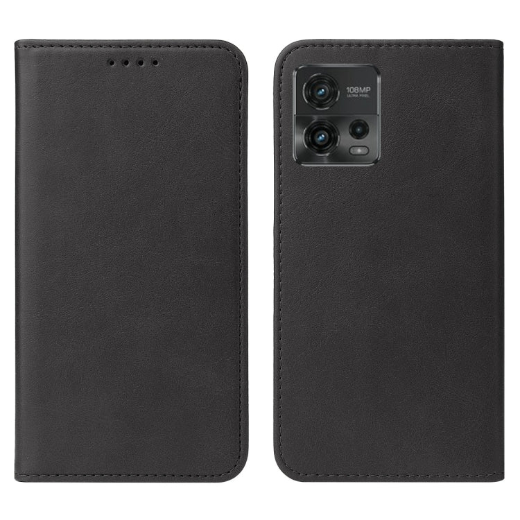For Motorola Moto G72 Magnetic Closure Leather Phone Case