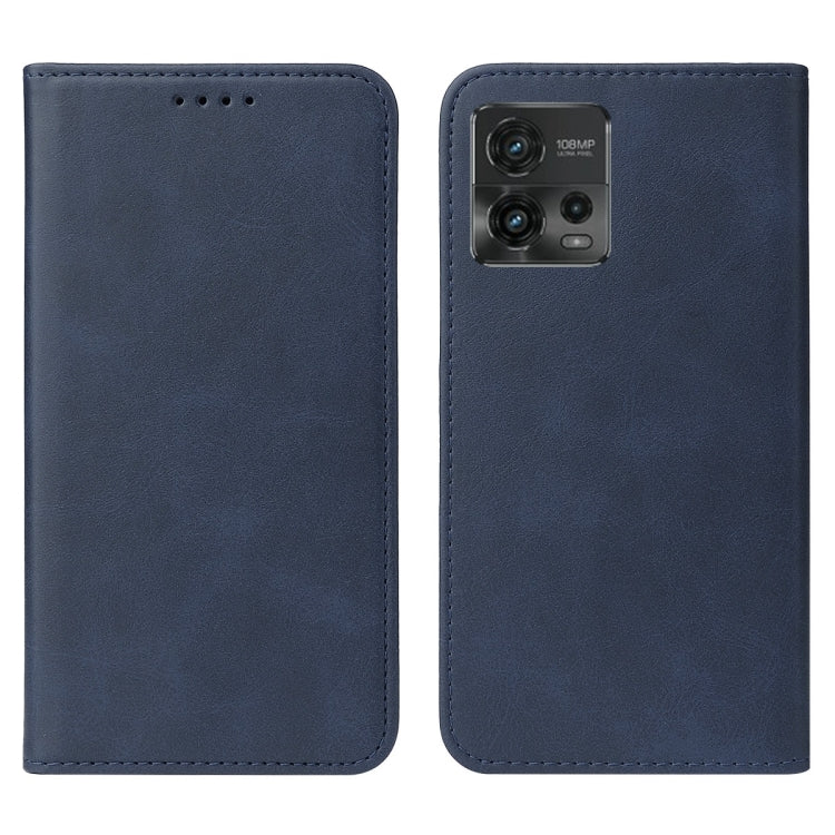 For Motorola Moto G72 Magnetic Closure Leather Phone Case