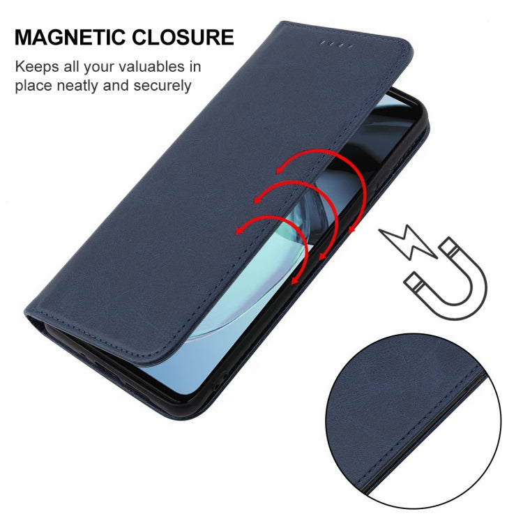 For Motorola Moto G72 Magnetic Closure Leather Phone Case
