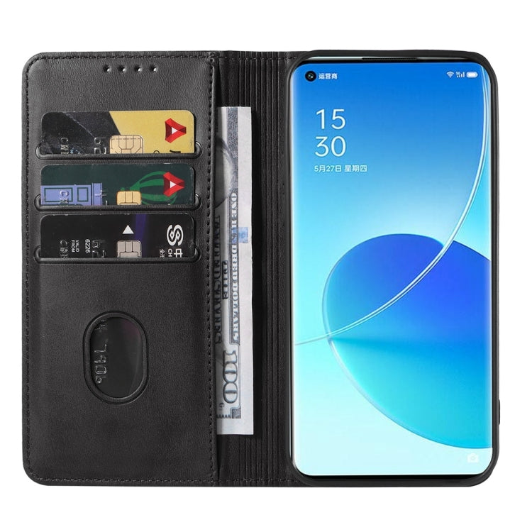For OPPO Reno6 Pro 5G Magnetic Closure Leather Phone Case