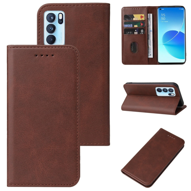 For OPPO Reno6 Pro 5G Magnetic Closure Leather Phone Case