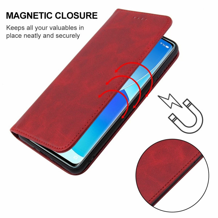 For OPPO Reno6 Pro 5G Magnetic Closure Leather Phone Case